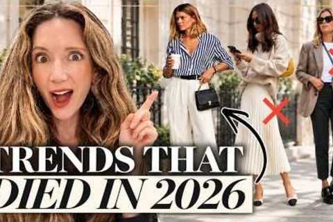 FASHION TRENDS that are DEAD in 2026 and WHAT TO WEAR Instead!
