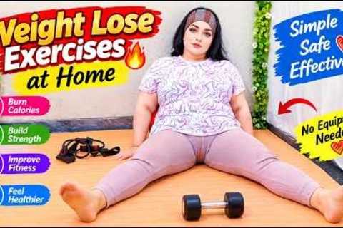 Exercises to weight lose fast at home. 