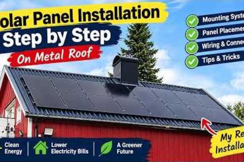 How I Installed Solar Panels on a Metal Roof | My Real Installation Step by Step
