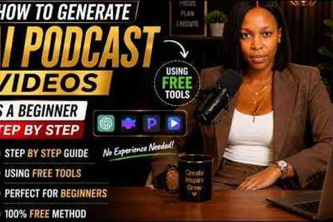 How to Create AI Podcast Videos as a beginner 
