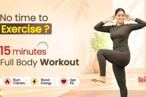 15 Min Full Body Workout at Home | Weight Loss &amp; Fat Burn Exercise for Beginners