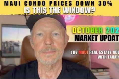 Maui Real Estate Market Update: October 2026 | Condo Prices Down 30%