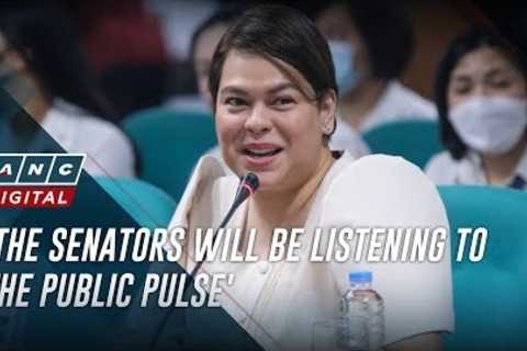 Public may sway senators' vote on VP Sara impeachment: analyst | ANC