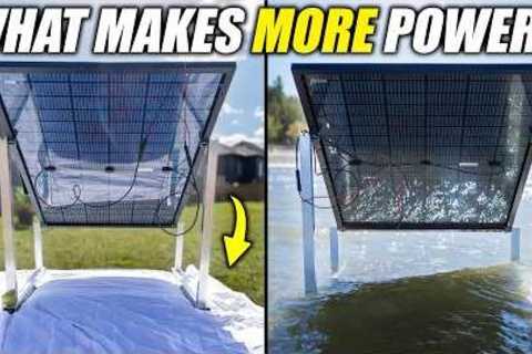 Natural vs. Man-Made Reflective Surfaces for Bifacial Solar Panels